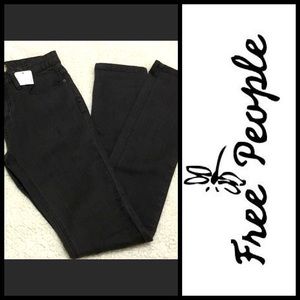 FREE PEOPLE Skinny Jeans # 25 Dark Gray NWT
